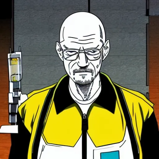 Image similar to saitama as walter white