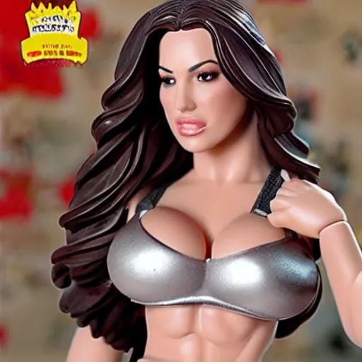 Image similar to kelly brook action figure, figurine, detailed product photo, high quality,