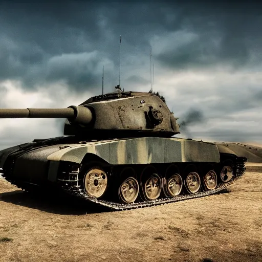 Image similar to panzer tank, cinematic photography, 4k