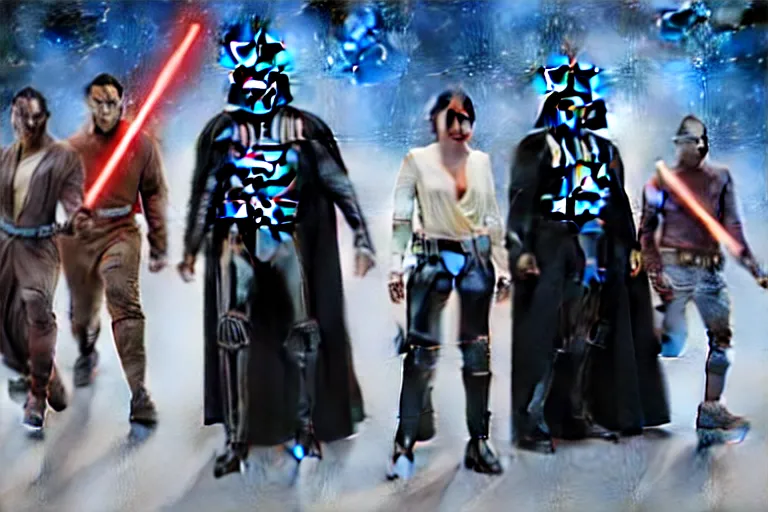 Image similar to all black cast star wars