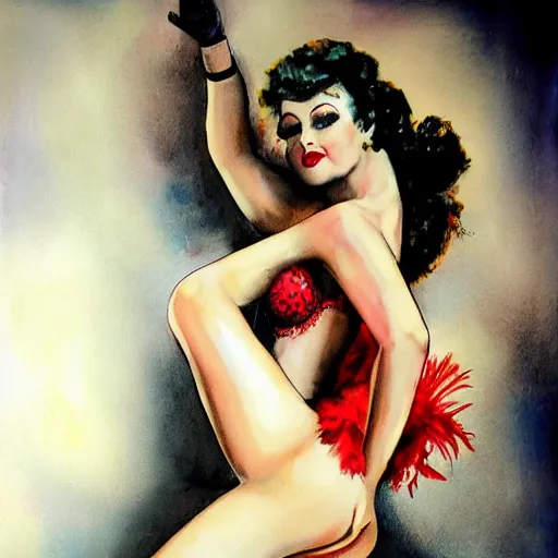 Prompt: Burlesque Dancer