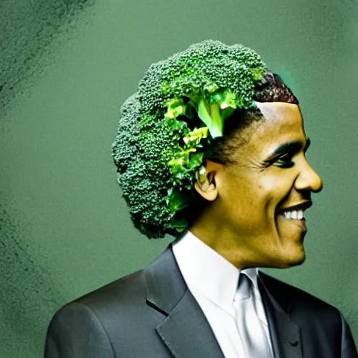 Image similar to broccoli obama