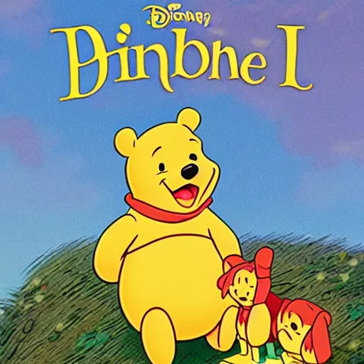 Prompt: Winnie the Pooh in the style of Ghibli