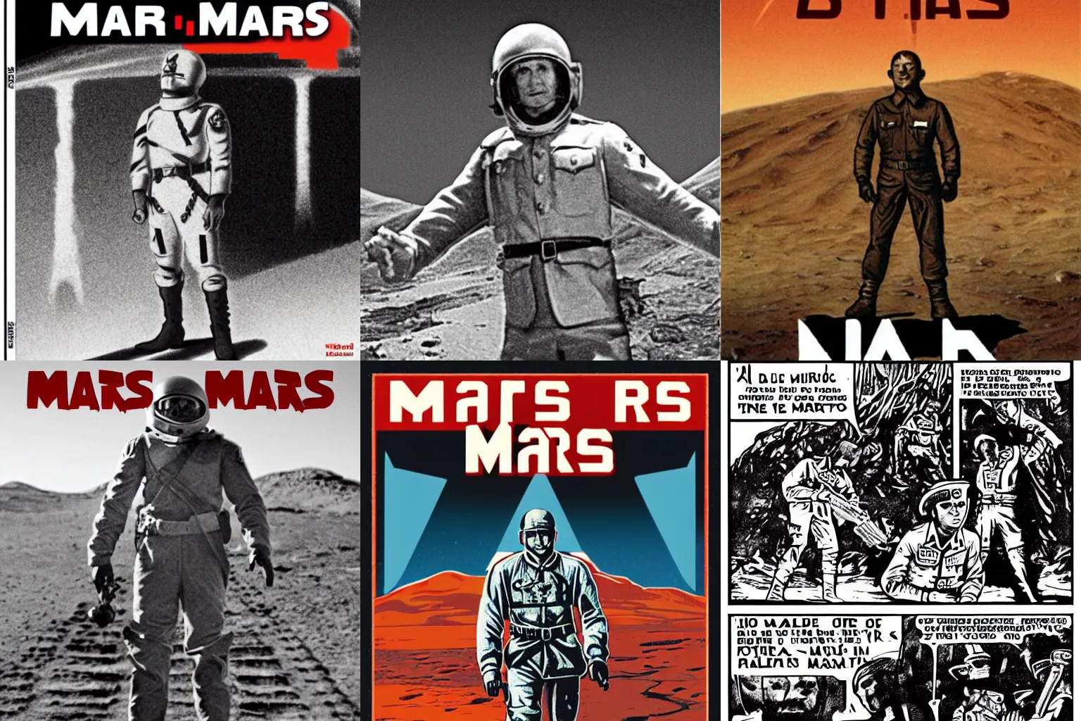 Prompt: nazi in mars