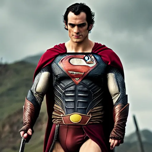 Image similar to Henry Cavil as a centaur