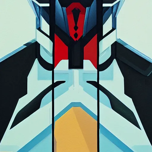 Prompt: Char Aznable Painting by Sachin Teng, asymmetrical, Organic Painting , Matte Painting, geometric shapes, hard edges, graffiti, street art,:2 by Sachin Teng:4