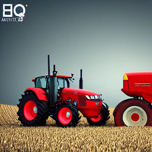 Image similar to farm tractors revolution, octane render, unreal engine 5, trending on artstation, high quality