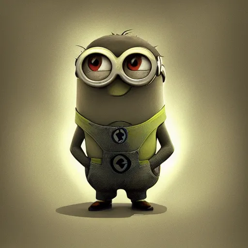 Image similar to Minion with many many many eyes, many wings, Digital Illustration, deviantart, trending on artstation, Angelarium, 4k