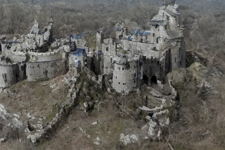 Image similar to a completed castle