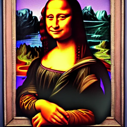 Image similar to Dwayne Johnson in the Mona Lisa painting 4k detail