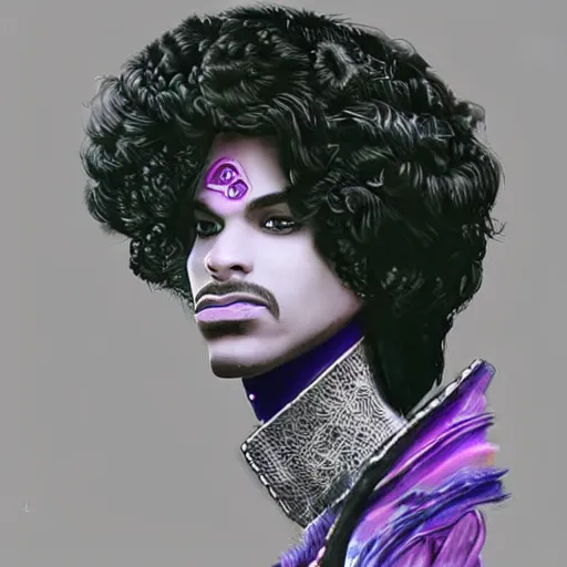 Prompt: a highly detailed painting. Prince wants to be your girlfriend. Trending on Artstation.