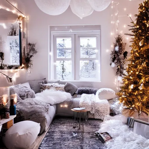 Image similar to extremely cold winter wonderland, cosy vibes, warm lighting extremely detailed