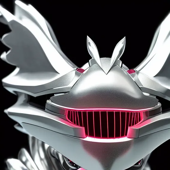 Image similar to close up mawshot of a cute elegant beautiful stunning anthropomorphic female robot dragon, with sleek silver metal armor, glowing OLED visor, facing the camera, the open maw being highly detailed and soft, with a gullet at the end, you looking into the maw, food pov, micro pov, vore, digital art, pov furry art, anthro art, furry, warframe art, high quality, 3D realistic, dragon mawshot, maw art, macro art, micro art, dragon art, Furaffinity, Deviantart, Eka's Portal, G6