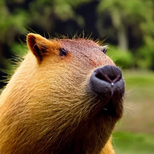 Prompt: capybara in the brazilian carnival