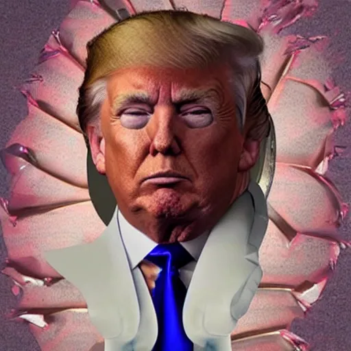 Image similar to “ Donald trump as a fembot”