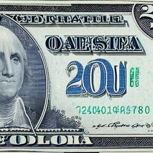 Image similar to blue 20 dollar bill