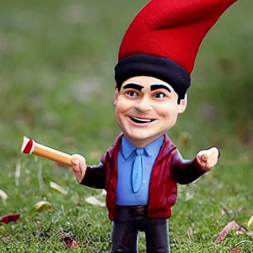 Image similar to ben shapiro as a gnome