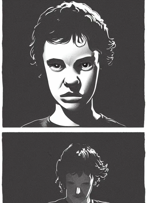 Image similar to Eddie Munson from Stranger Things in My Hero Acadamia, dark colors, sinister atmosphere, dramatic lighting, cinematic, establishing shot, extremely high detail, photo realistic, cinematic lighting, pen and ink, intricate line drawings, by Kohei Horikoshi, post processed, concept art, artstation, matte painting, style by eddie mendoza, raphael lacoste, alex ross