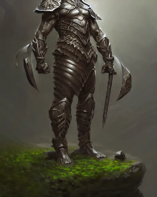 concept art of a ancient stone warrior, tight | Stable Diffusion