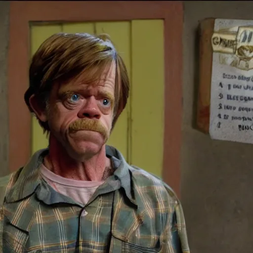 Image similar to william h. macy as rickety cricket, it's always sunny in philadelphia, 8 k