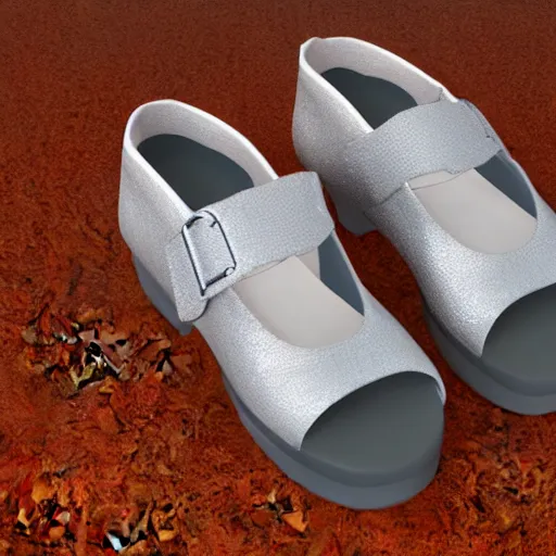 Image similar to koala shoes, ultra realistic. 4 k. vray render