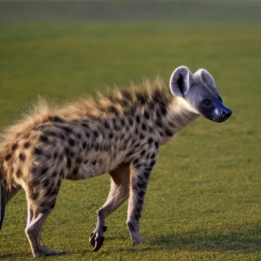 Image similar to photo of a hyena goose hybrid