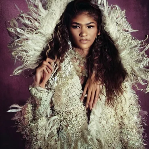 Prompt: Zendaya, high detail, photography by Annie Leibovitz