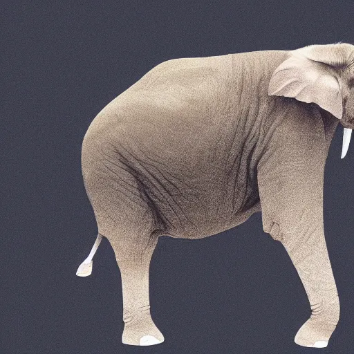 Image similar to elon musk depicted as an elephant