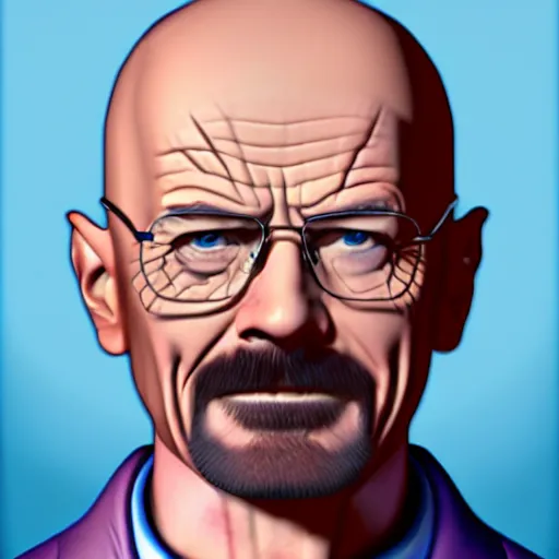 Prompt: Walter White flees from Miley Cyrus, 8k, realistic, trending on artstation, stylized.