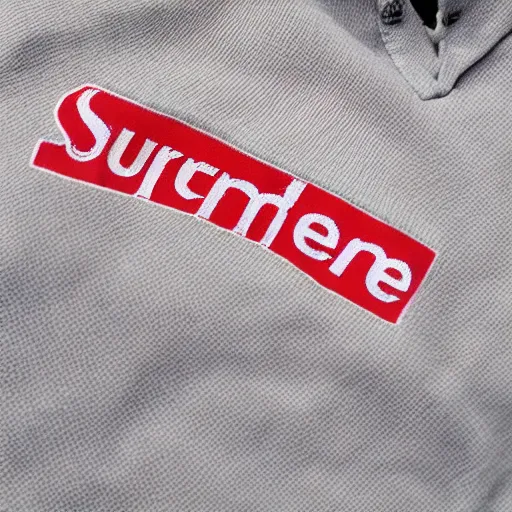 Image similar to short kid wearing a supreme shirt, detailed, studio