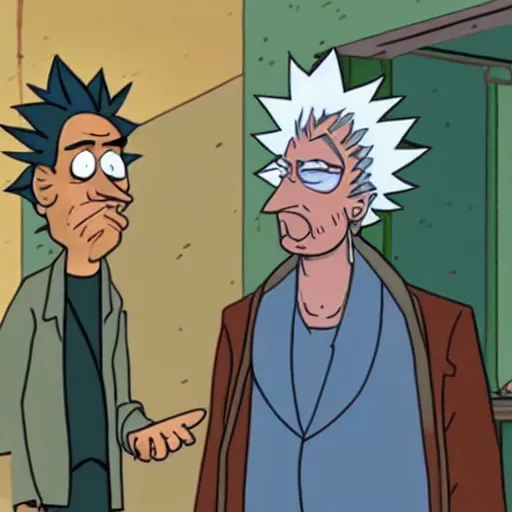 Image similar to Rick Sanchez telling someone called Chris he\'s an idiot