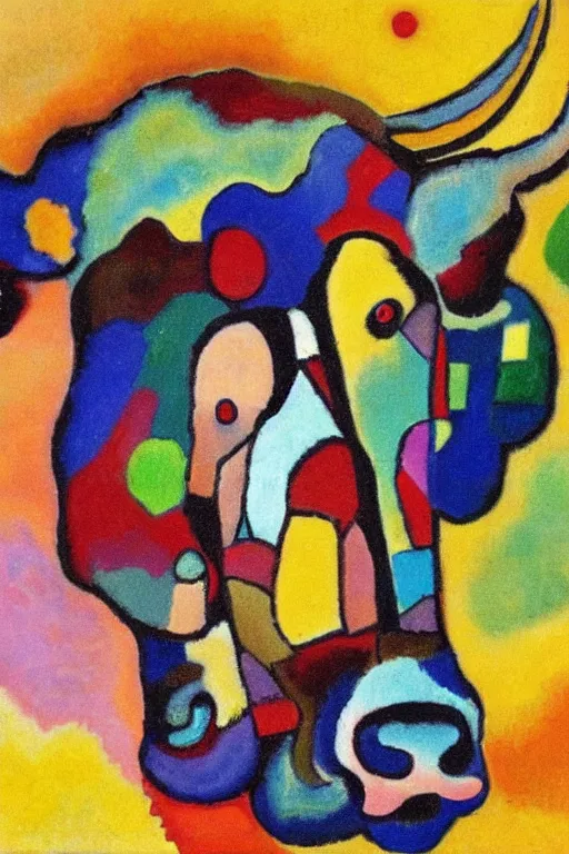 Image similar to kandinsky bull