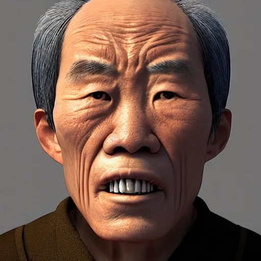Prompt: extremely old asian man, extreme detail, photorealistic