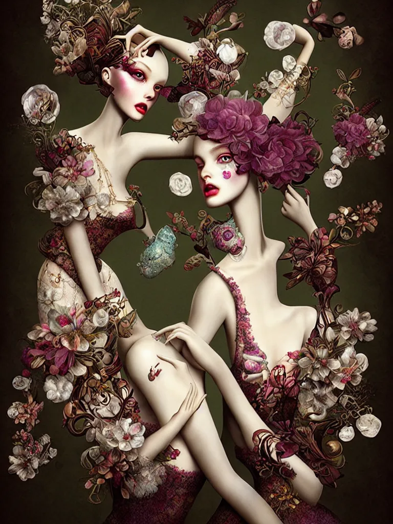 Image similar to fragrance advertising campaign by ray caesar, highly detailed, intricate