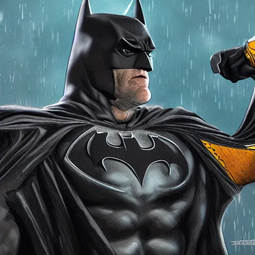 Image similar to Jim Carrey is Batman, hyperdetailed, artstation, cgsociety, 8k