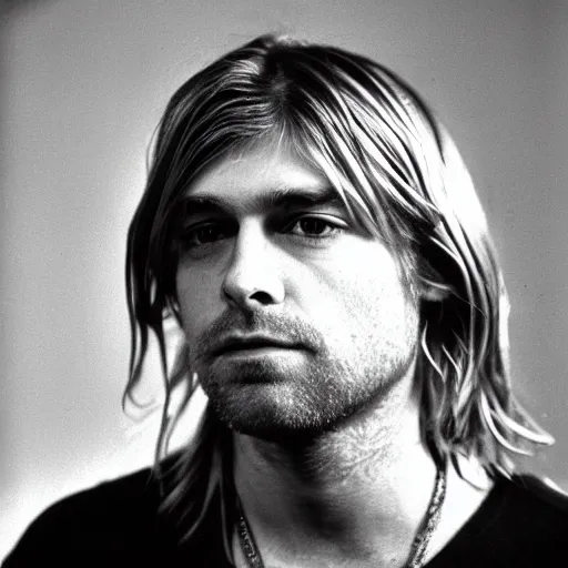 Prompt: Kurt Cobain singer songwriter, ultrafine detail, associated press photo, masterpiece