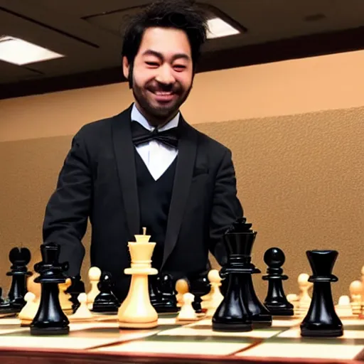 prompthunt: Hikaru!! Nakamura!! chess player twitch streamer