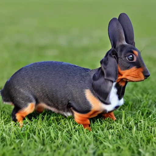 Image similar to dachshund rabbit hybrid