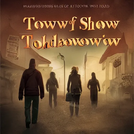 Image similar to town of shadow people