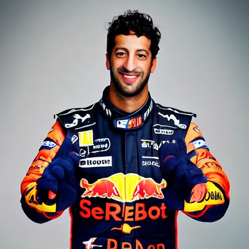 Image similar to daniel ricciardo, dream job, professional portrait, photo