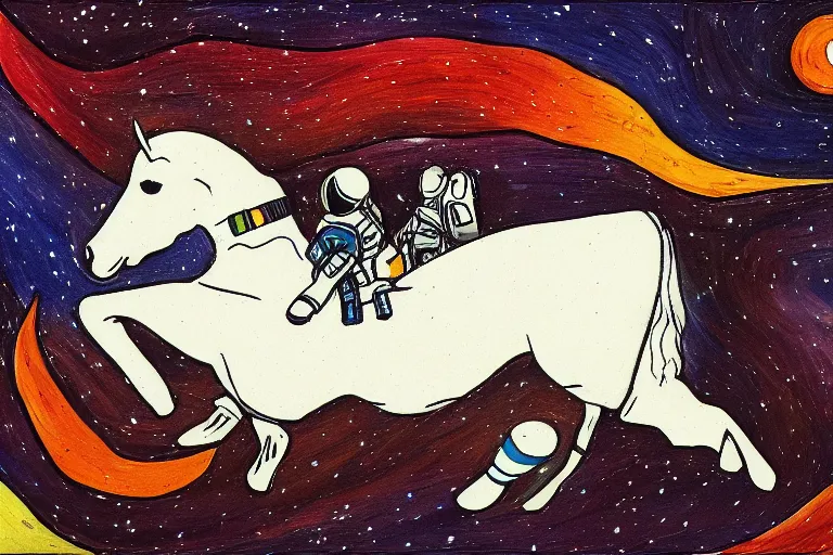 Image similar to horse lying on astronaut, arstation