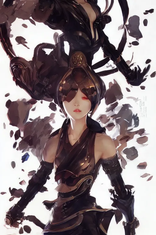 Image similar to human android in a blade and soul spinoff artbook rendered by the artist Hyung tae Kim, Jiyun Chae, Lê Long, Joe Madureira, trending on Artstation by Hyung tae Kim, artbook, Stanley Artgerm Lau, WLOP, Rossdraws , James Gurney