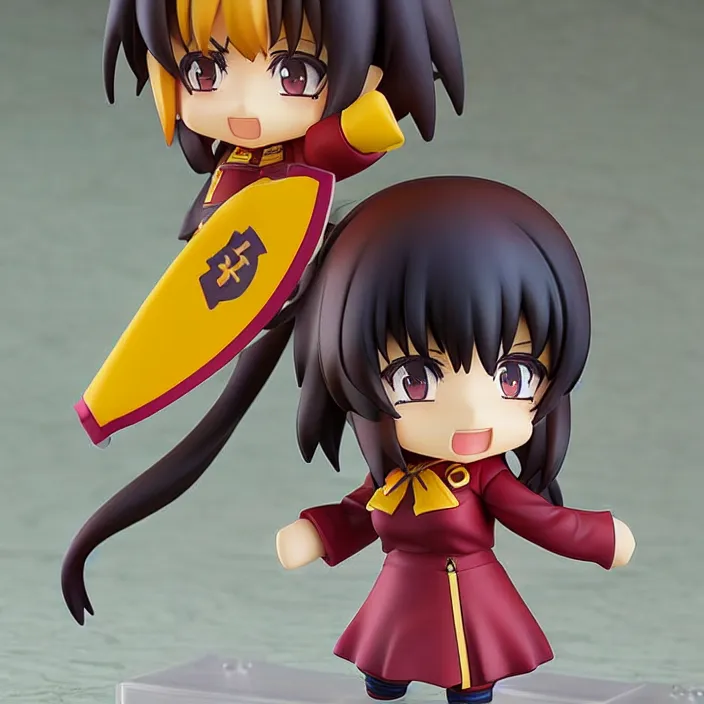 Prompt: An Anime Nendoroid figurine Konosuba Megumin, Good Smile Company fantasy, figurine , product photo