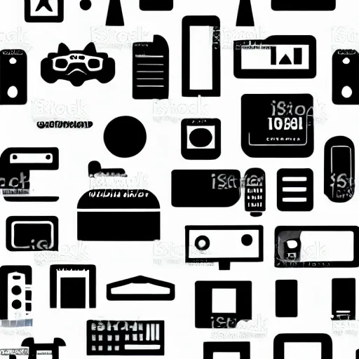 Image similar to vector art abstract modern tech icon on white