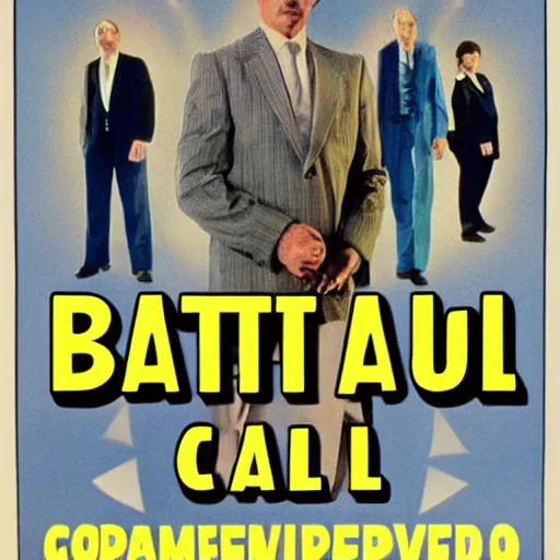 Prompt: A 1980s movie poster for Better Call Saul