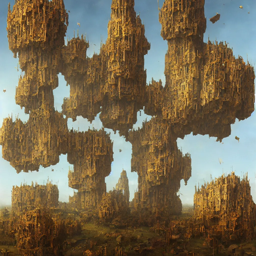 Prompt: a single colorful!! simple! fungus tower clear empty sky, a high contrast!! ultradetailed photorealistic painting by beeple, jan van eyck, hard lighting, masterpiece, png