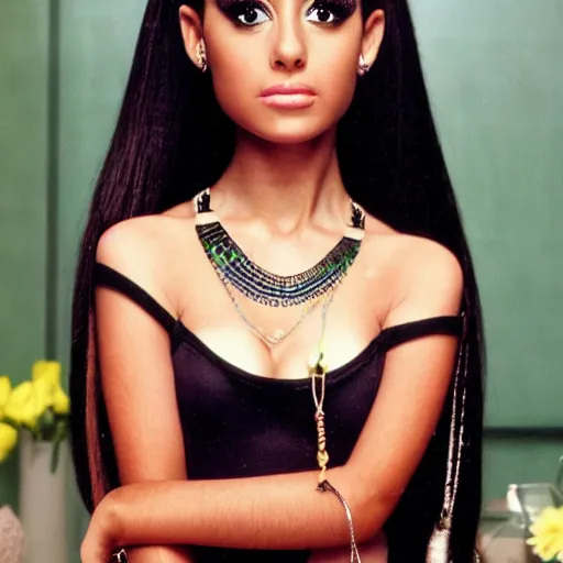 Prompt: cleopatra with the face of ariana grande
