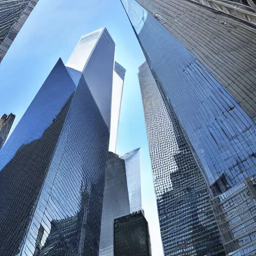 Image similar to Barney the Dinosaur flying a 777 right into one of the world trade center buildings