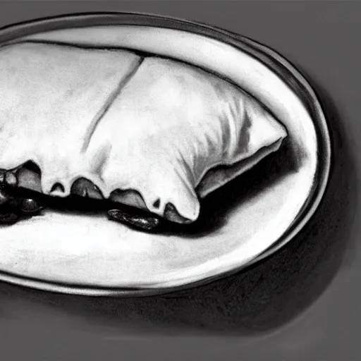 Prompt: al capone as a calzone being turned into a calzone as a calzone but still with the face of al capone being baked in an oven as a calzone, realistic, hyperrealistic, ultra realistic, real, real world, highly detailed, very detailed, extremely detailed, intricate details, 8 k resolution, hd quality