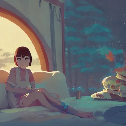 Image similar to gawr gura enjoying the holidays, detailed, cory loftis, james gilleard, atey ghailan, makoto shinkai, goro fujita, studio ghibli, rim light, exquisite lighting, clear focus, very coherent, plain background